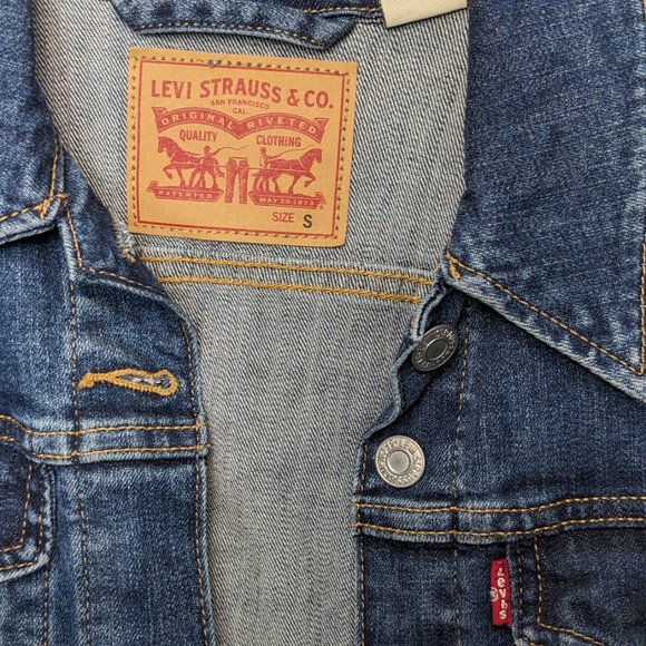 Levi's Original Trucker Jacket - Dark Wash - Picture 5 of 5